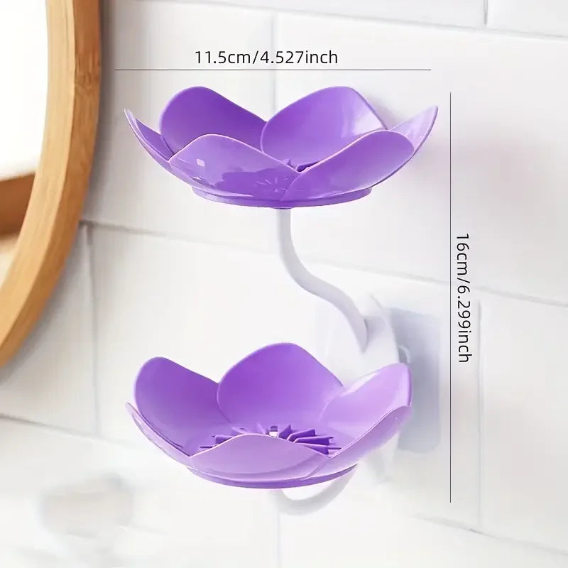 2-for-1 on Stylish Flower Soap Holders! (Pack of 2)