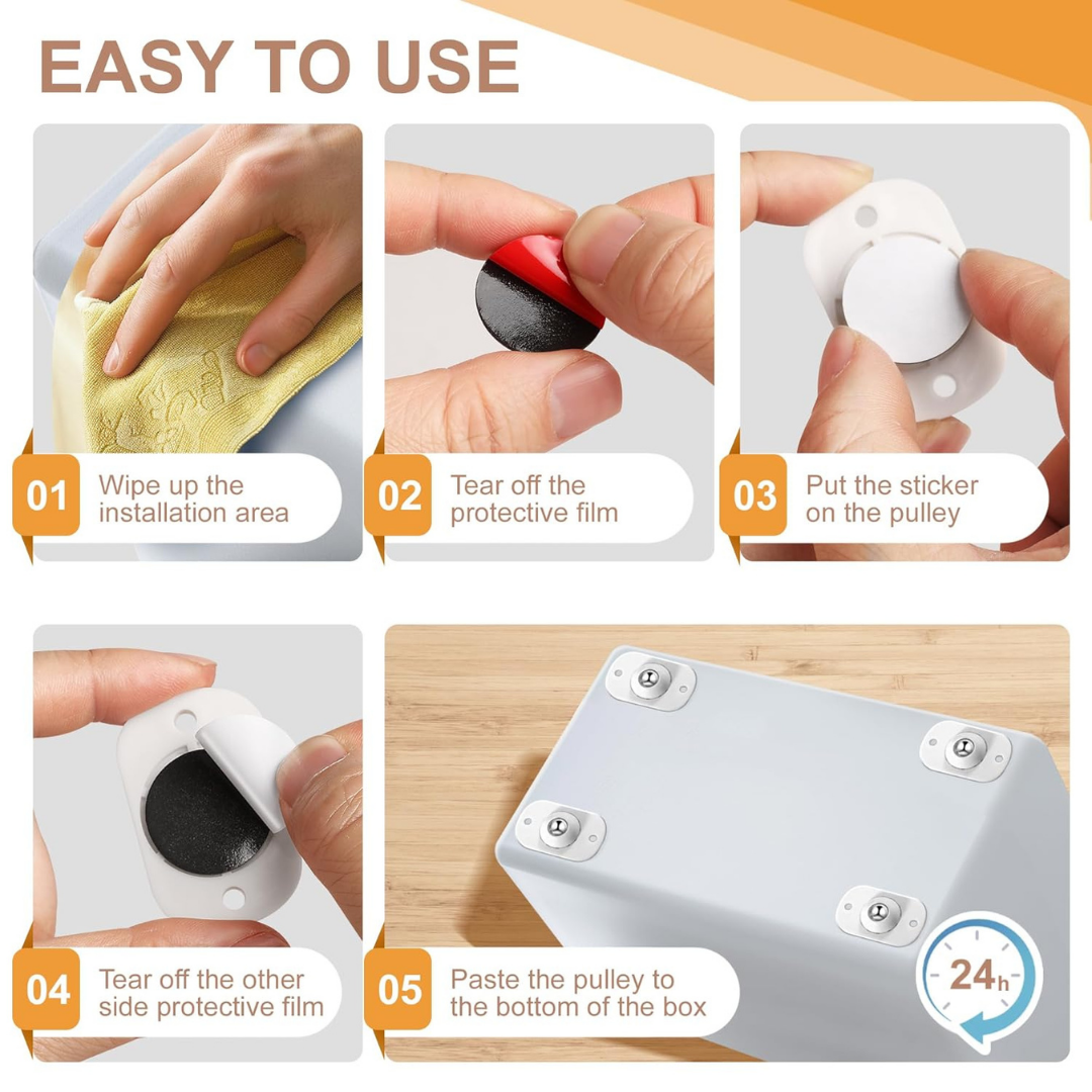 360° Roller Wheels – Furniture & Appliance Movers