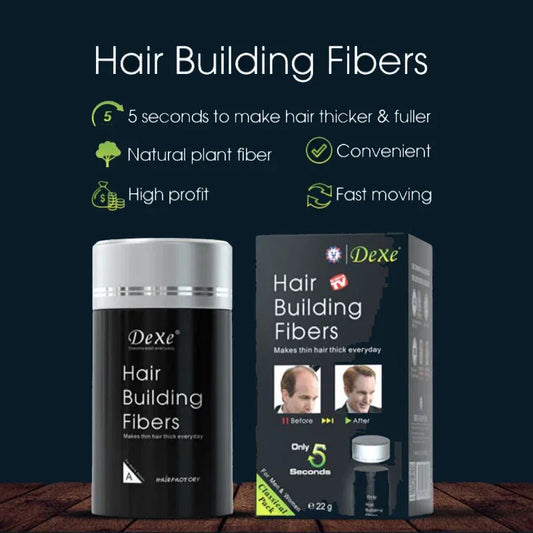 Hair Building Fiber Best for Outing , Parties, Wedding & Events ( Black Colour )