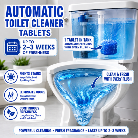 Automatic Toilet Cleaning Tablets – Long-Lasting Freshness