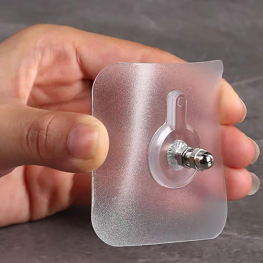 Self-Adhesive Screw Wall Hooks – No Drill