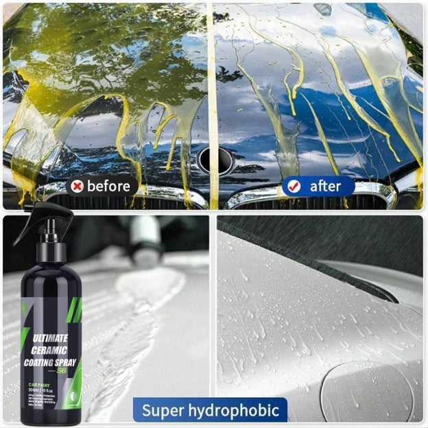 Premium Ceramic Coating Spray – Original Imported Formula for Ultimate Car Protection