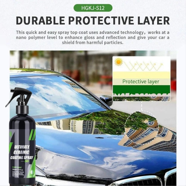 Premium Ceramic Coating Spray – Original Imported Formula for Ultimate Car Protection