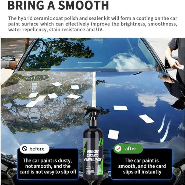 Premium Ceramic Coating Spray – Original Imported Formula for Ultimate Car Protection