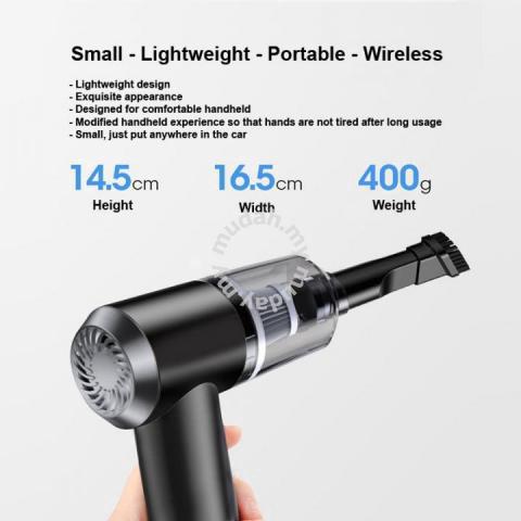 Portable Wireless Vacuum Cleaner – 4500Pa Turbo Suction for Quick Home & Car Cleaning