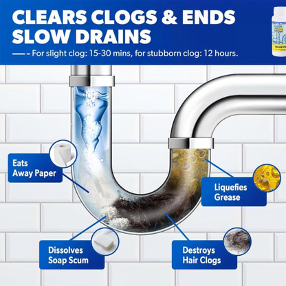 Pipeline Drain Cleaner (Quick Wash Sink and Drain Cleaner)