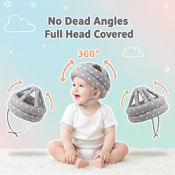 Baby Safety Helmet – Adjustable 360° Protection (6–36 Months)