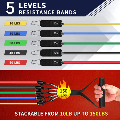 Resistance Band Set - 11 Pieces