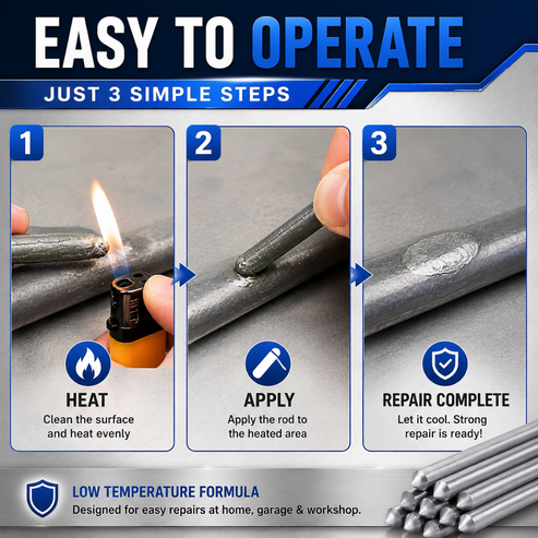 Low Temperature Welding Rods – Universal Metal Repair