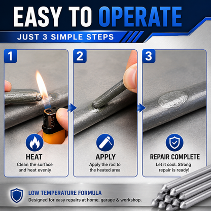 Low Temperature Welding Rods – Universal Metal Repair