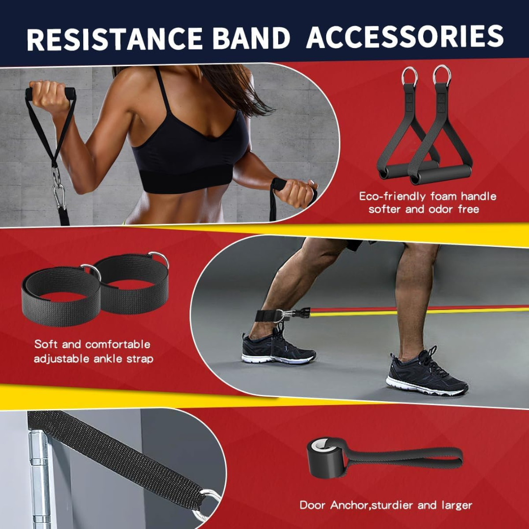Resistance Band Set - 11 Pieces