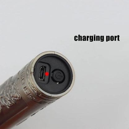 Golden Vintage T9 Blade Dragon Shape  Rechargeable Trimmer ( Waterproof )