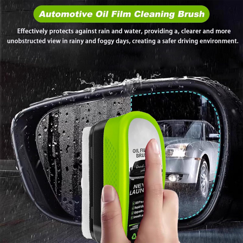 Powerful Glass Cleaning Board,Oil Film Brush 2.0