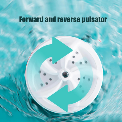 Portable Turbine Ultrasonic Washing Machine - (IMPORTED)