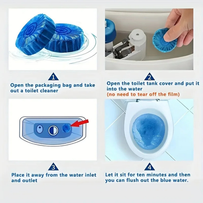 Automatic Toilet Cleaning Tablets – Long-Lasting Freshness