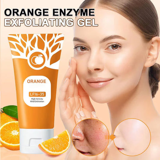 Orange Enzyme Exfoliating Gel – Gentle Peel for Smooth & Glowing Skin