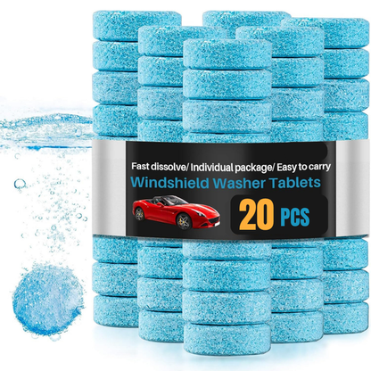 Instant Windshield Cleaner Tablets (20 Tablets)