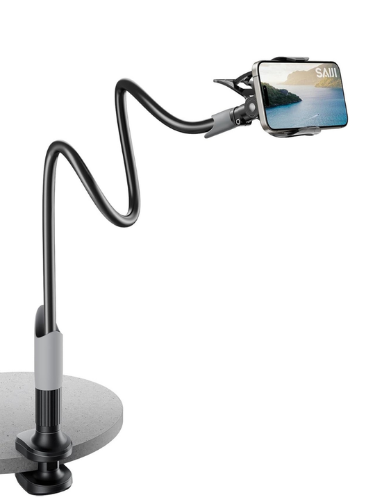 Hands-Free Flexible Long Arm Phone Holder – Bed & Desk Mount