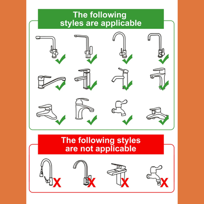 Flexible 1080° Faucet Extender – Dual Modes