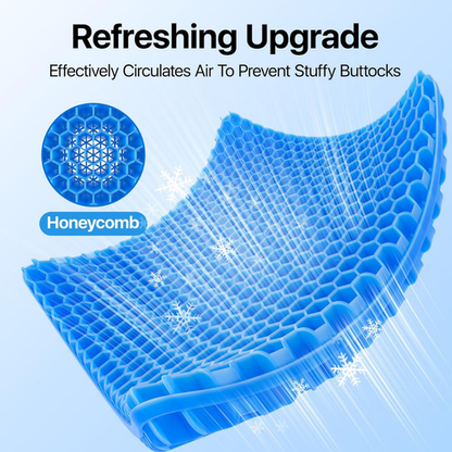 Gel Seat Cushion – Pressure Relief & Anti-Sweat Cooling Design