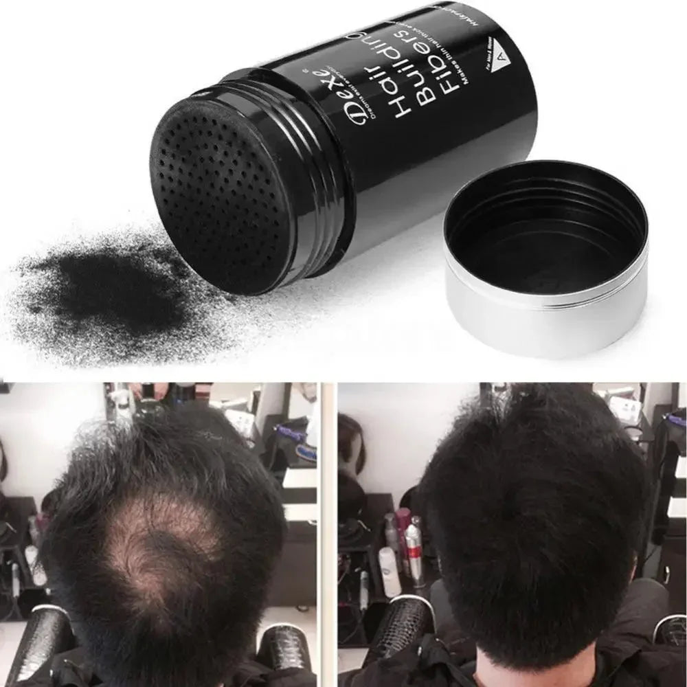 Hair Building Fiber Best for Outing , Parties, Wedding & Events ( Black Colour )