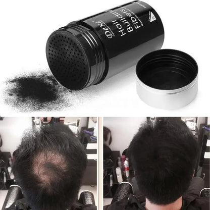 Hair Building Fiber Best for Outing , Parties, Wedding & Events ( Black Colour )