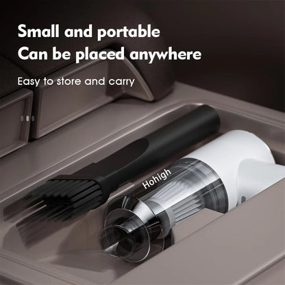 Portable Wireless Vacuum Cleaner – 4500Pa Turbo Suction for Quick Home & Car Cleaning