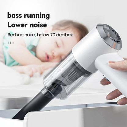 Portable Wireless Vacuum Cleaner – 4500Pa Turbo Suction for Quick Home & Car Cleaning