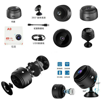 Mega Sale Offer - Mini Portable Wireless A9 Security Camera 1080P HD