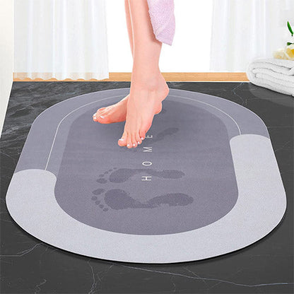 Super Absorbent & Anti Slip Floor, Bath Mat ( Non-Slip PVC Bathroom Rug Easy to Clean )