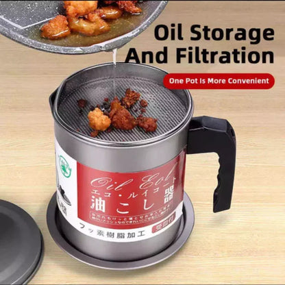 Stainless  Steel Oil Filter Pot (Best Quality)